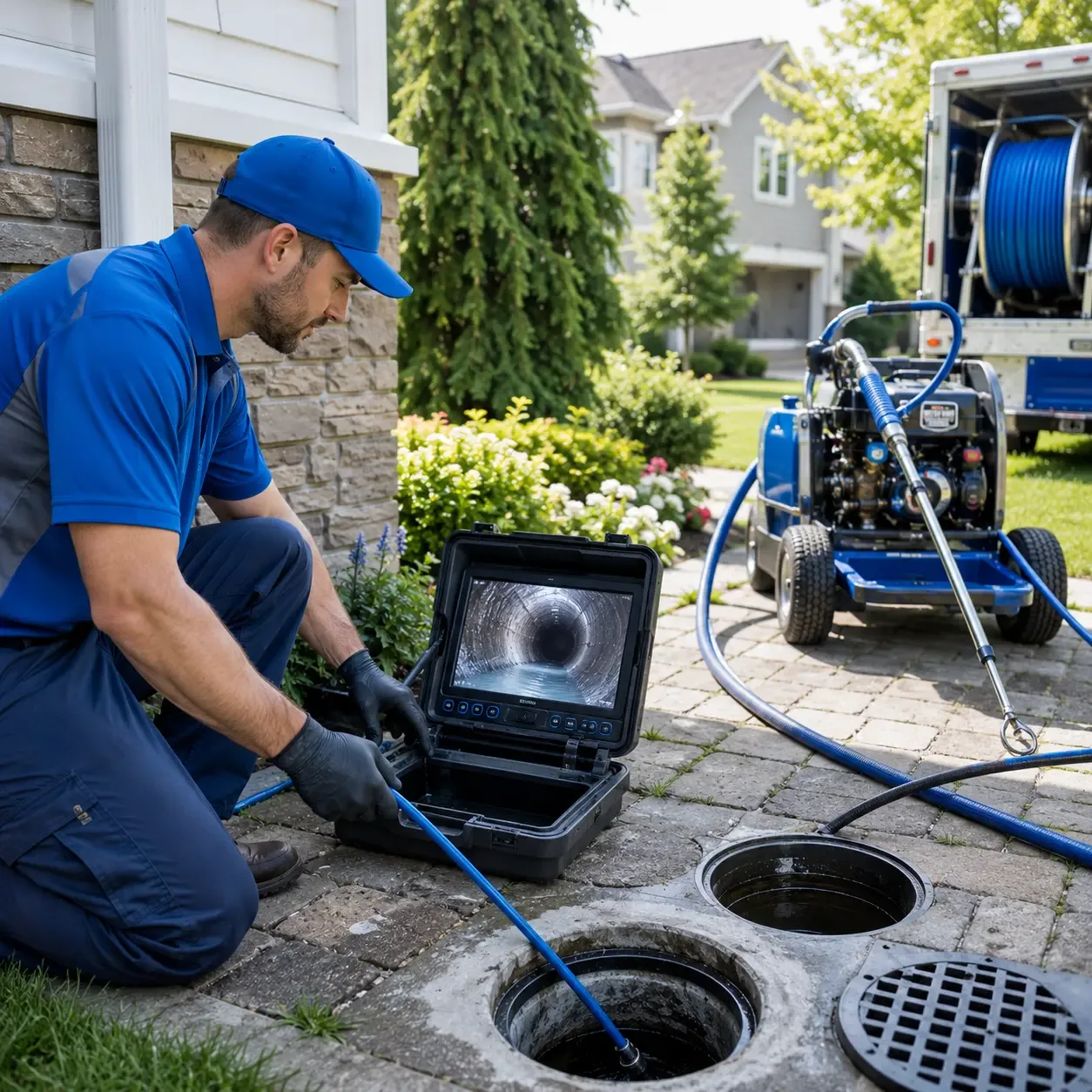Outdoor drain cleaning professionals serving Hadley, MI