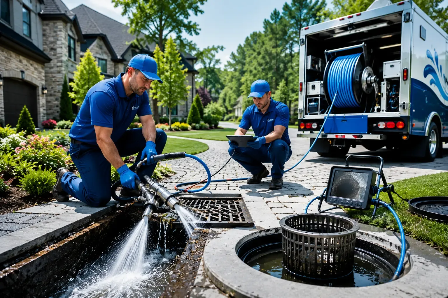 Local outdoor drain cleaning professionals in Hadley, MI